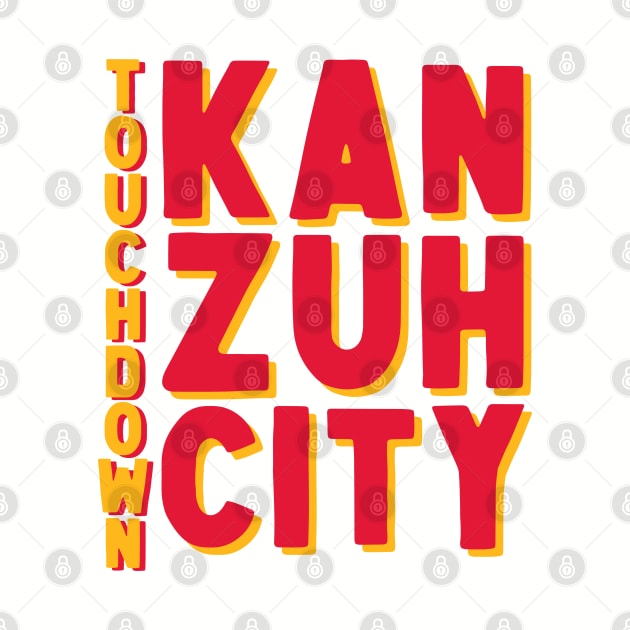 Touchdown Kan Zuh City by Fountain City Designs KC