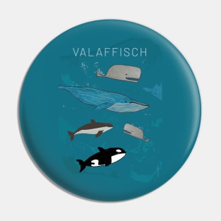 Valaffisch, Vote Whale Election Poster Swedish Pun Pin