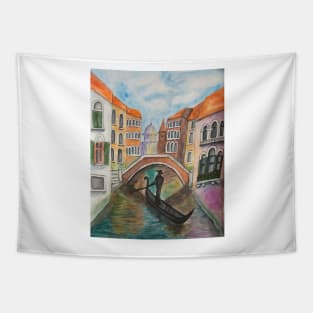 Venice bridge Tapestry