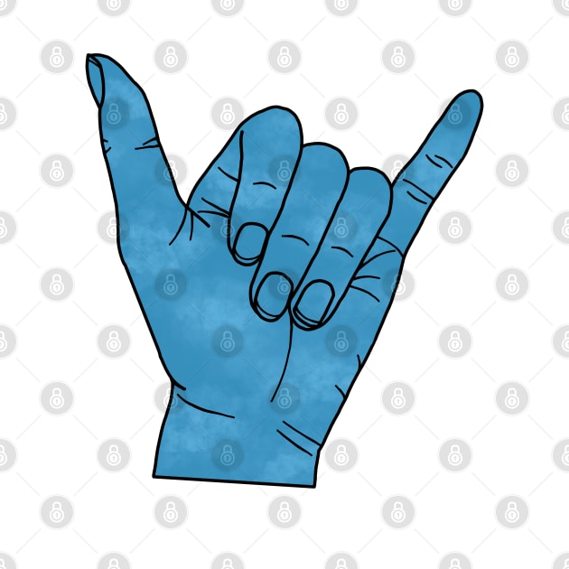 Shaka Hand Sign by artolxxvia