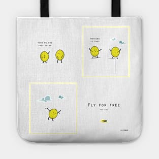 Lemon Ed - Flying is for free Tote