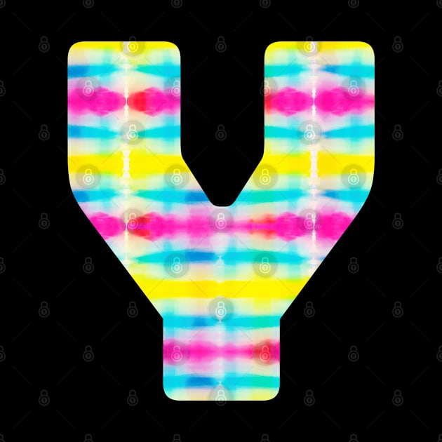 Tie Dye Alphabet Y (Uppercase letter y), Letter Y by maro_00