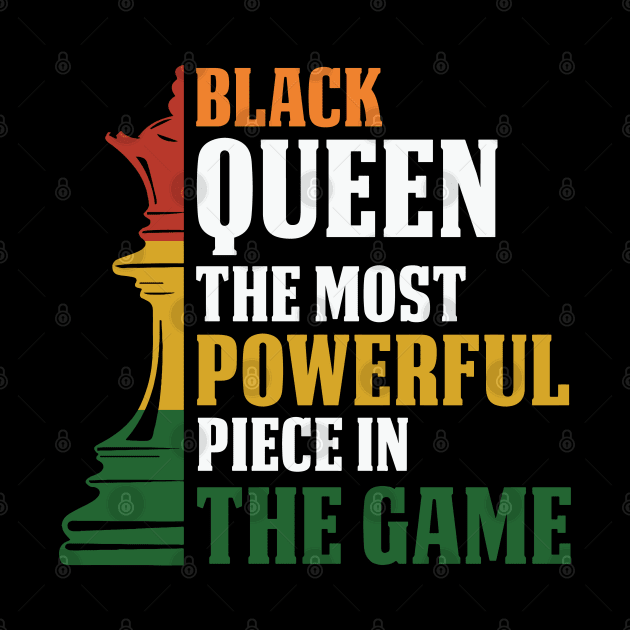 black Queen, The most powerful piece in the game, black Woman, black women by UrbanLifeApparel