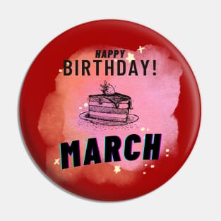 Birthday march #3 Pin