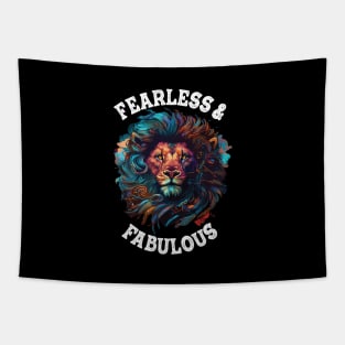 leo zodiac sign fearless Tapestry