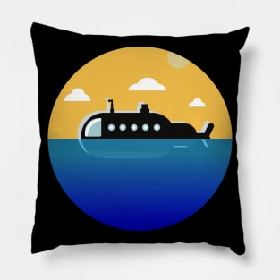 submarine animation Pillow