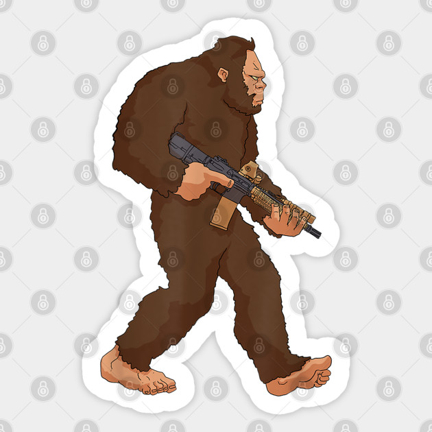 Bigfoot Second Amendment - Conservative - Sticker