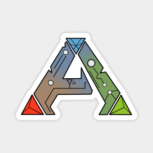 Ark Survival Evolved Cartoon Logo Magnet