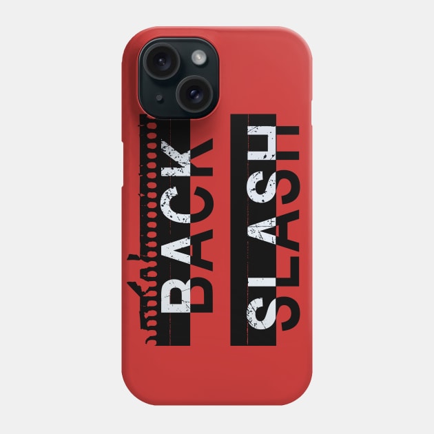 Back slash Phone Case by nidesign