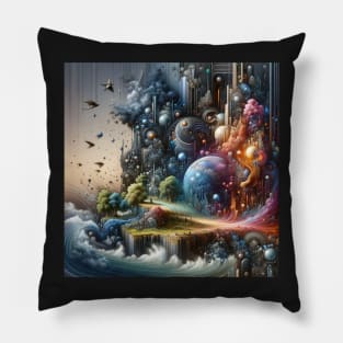 Harmony of the Cosmic Symphony Pillow