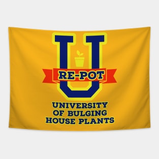 Re-Pot University House Plants Fun Tapestry