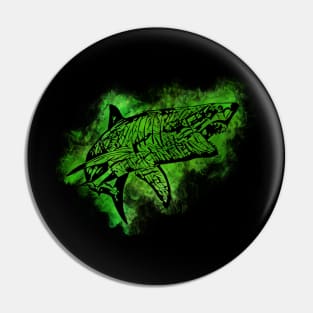 Shark - Green Pin