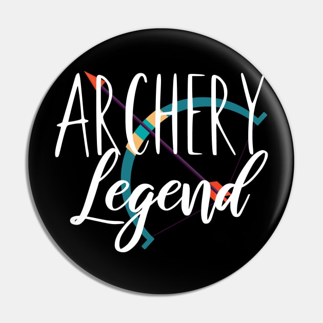 Archery legend Pin by maxcode