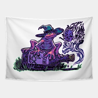 Poison Frog Wizard Potion Tapestry