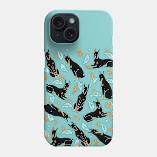 Dobermann Pattern Phone Case