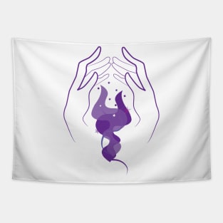 Purple Violet Flame Tapestry