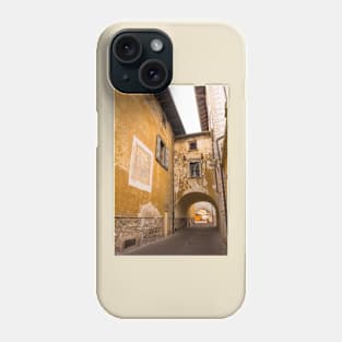 Street in Arco in North Italy Phone Case