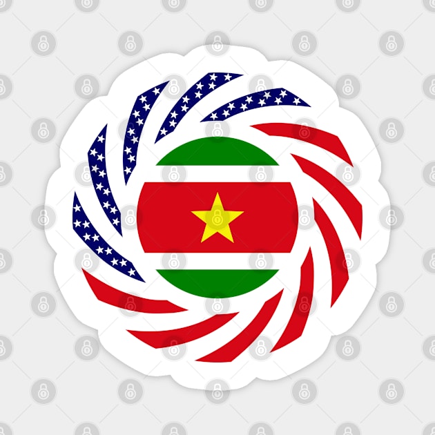 Surinamese American Multinational Patriot Flag Series Magnet by Village Values