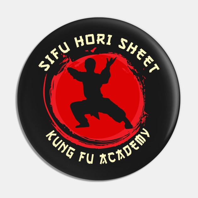 Sifu Hori Sheet Kung Fu Academy Pin by Alema Art