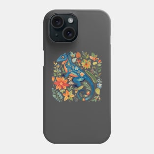 A Chameleon Scandinavian Art Phone Case