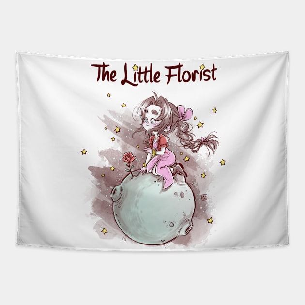 The Little Florist Tapestry by Daisyart_lab