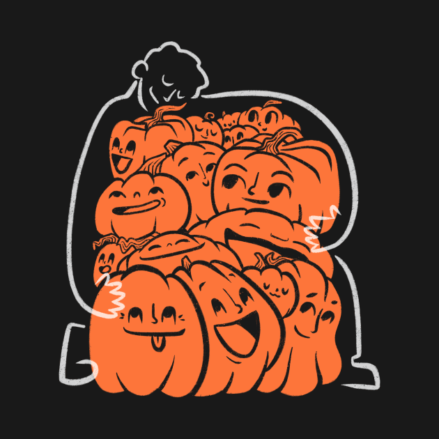 Halloween Art Pumpkin Picker by aaronsartroom