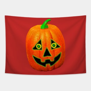 Spooktacular Pumpkin Man Tapestry