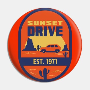 Sunset Drive Est. 1971 Pin