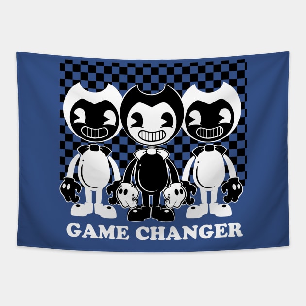 Ink Machine Boys Bendy Game Changer. Tapestry by Mendozab Angelob