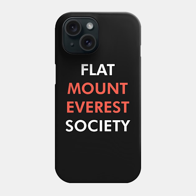 Flat Mount Everest Society (Light) Phone Case by Graograman