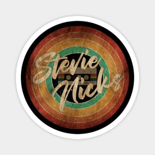 Stevie Nicks Vintage Circle Art Magnet