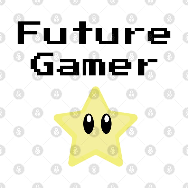 Future Gamer with cute star by MidnightSky07