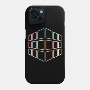 Neon Cube Phone Case