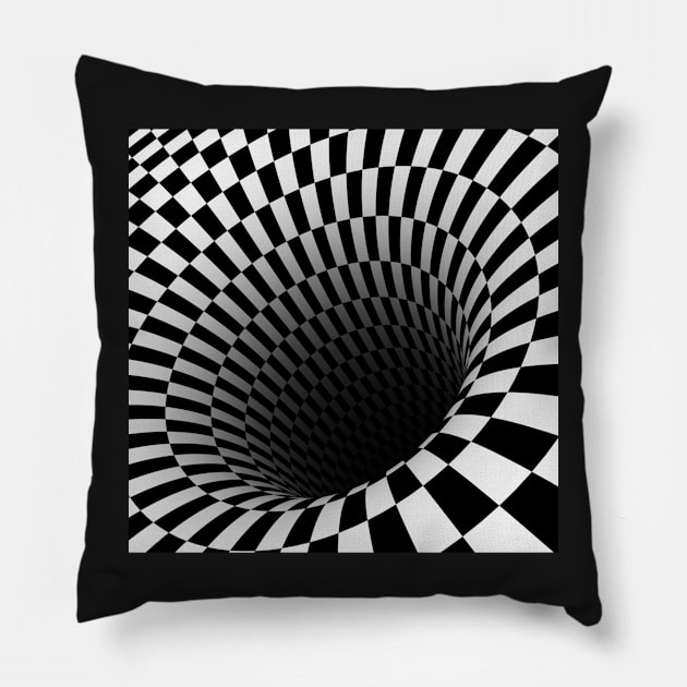 Hole Illusion Pillow by YellowLion