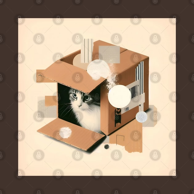 Cardboard Cat by Pesto.Frankie