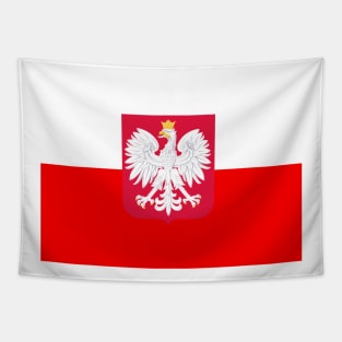 Poland coat of arms flag Tapestry