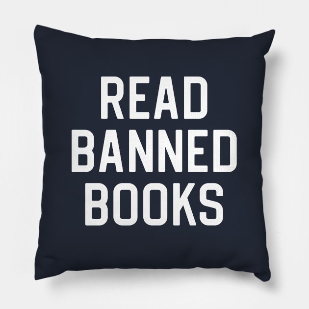 Funny Book Lover Gift Read Banned Books Pillow by kmcollectible