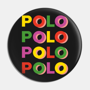 Multicolour Polo Shirt Pin