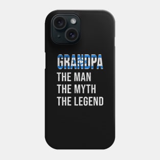 Grand Father Isreali Grandpa The Man The Myth The Legend - Gift for Isreali Dad With Roots From  Israel Phone Case