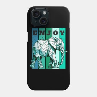 Geometric Elephant Phone Case