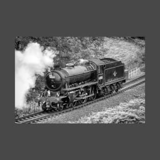 LNER K1 Class - Light Engine - Black and White T-Shirt