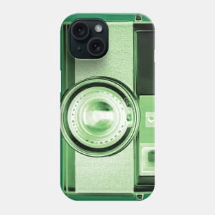 Green - Vintage 1960s Rangefinder Camera Phone Case