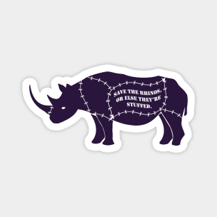 Save the Rhinos Magnet