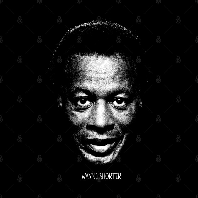 Wayne Shorter Portrait Retro by TuoTuo.id