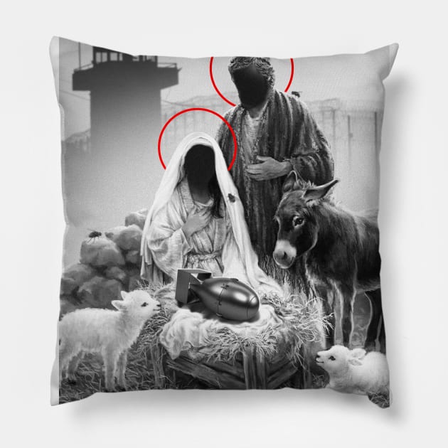 Pray for War Pillow by dracoimagem