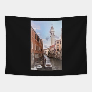 A Side Street In Venice Tapestry