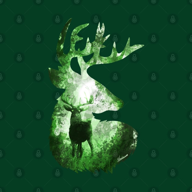 Evergreen Deer by DVerissimo