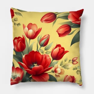 Tulip Flower Pillow