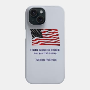 Freedom. Words of Wisdom Collection T-Shirt Phone Case