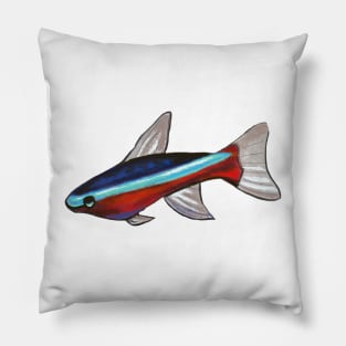 Neon Tetra Pillow